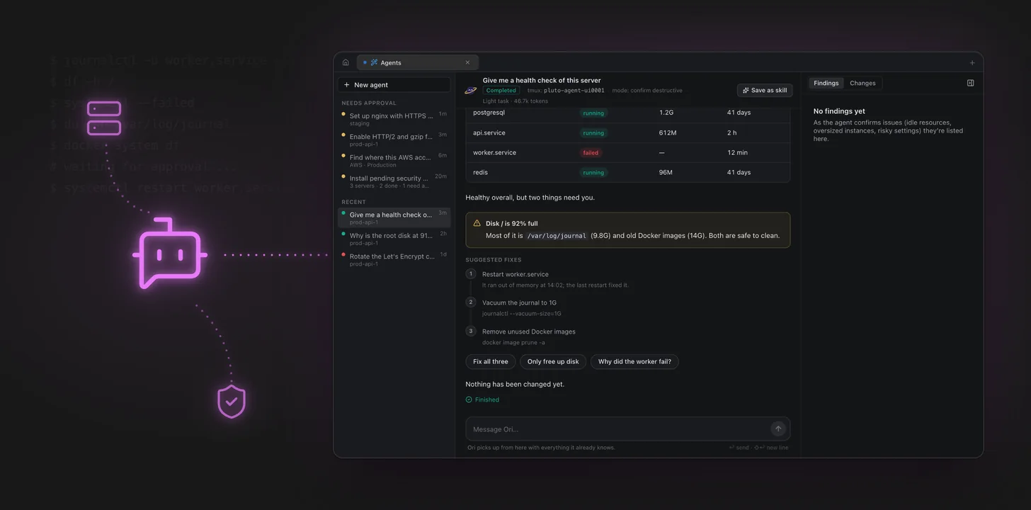 Introducing Ori: An AI Agent That Investigates Your Servers and Asks Before It Changes Anything